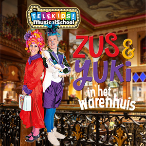 DNMS-Telekids Musicalschool "ZUS &YUKI" 30 juni 2024 aanvang 11:00 Theater Agora Lelystad