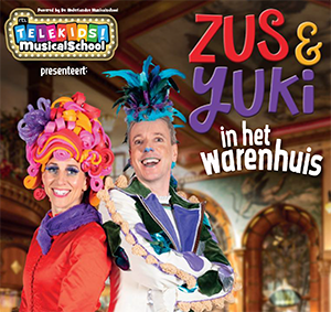 DNMS-Telekids Musicalschool "Zus & Yuki" 17 mei 2026 aanvang 12:00 Theater Agora Lelystad